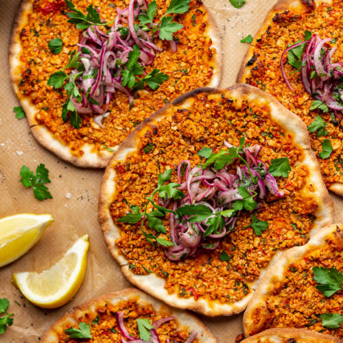 vegan-turkish-pizza-lahmacun Turks pizza naturaal